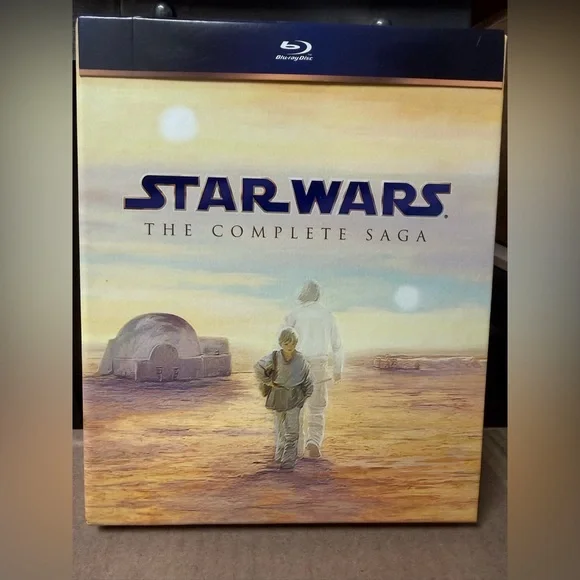 DVD- Blue Ray disc- Star Wars: The Complete Saga Blu-ray Set - Picture 1 of 2